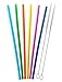 Half Gallon Straw-12 Inch Extra Long Reusable Silicone Straws for 32 oz Tall Tumbler, 40 oz Hydro Flask,64 oz Gallon Water Bottle, Hydro Water Jug YETI RTIC-Flexible Large Big-8 Pack