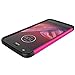 Tekcoo Moto Z2 Play Case, Tekcoo Motorola Z2 Play Droid Case for Girls, [Tmajor] Shock Absorbing [Rose] Rubber Silicone & Plastic Scratch Resistant Defender Bumper Hard Cases for Moto Z Play 2017