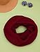 Knit Infinity Scarf for Women Thick Winter Warm Chunky Circle Loop Scarves Red Wine