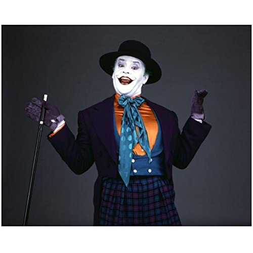 Jack Nicholson as the Joker from Batman with Cane and Big Grin 8 x 10 Photo