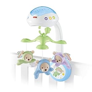 Fisher-Price-Butterfly-Dreams-3-in-1-Projection-Mobile-Crib-Toy Fisher-Price Baby Crib Toy, 3-in-1 Projection Mobile, Butterfly Dreams Sound Machine with Light Projection for Newborn…