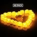 Candle Choice Votive Candles, 48 Pack Flameless LED Flickering Tea Light Battery Operated Flickering Small Tealights for Thanksgiving Wedding Birthday Baby Party Christmas Decor Halloween Decorations