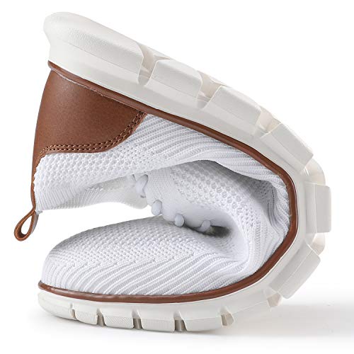 COOJOY Men's Mesh Wingtip Oxford Lace up Fashion Sneaker Lightweight