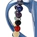 7 Chakra Balancing Bracelet Stretch Handmade 8mm Round Gemstones Healing Power Crystal