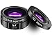 iPhone Lens Kit 0.35 x Super Wide Angle Lens, 15 x Macro Lens, Universal Clip, Premium Quality, 2 in 1 Professional HD Camera Lens for iPhone 7 Plus / 6 / 5 Samsung / Android and Most Smartphone