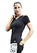 Matymats Women's Workout Tee Tops Short Sleeve Yoga Running Gym Sports T-Shirt Fast Dry