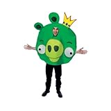 Paper Magic Unisex - Adult Angry Birds King Pig Costume, Green, One Size