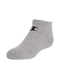 Champion - Calcetines para niños (talla grande, 6 unidades)