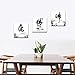 DVQ ART Canvas Wall Art Abstract Buddha Flowers Print Painting Chinese Calligraphy Mural Lotus Orchid Pictures for Living Room Home Decoration 12