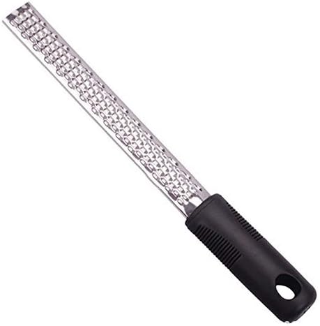 Citrus Lemon Zester & Cheese Grater - Parmesan Cheese, Lemon, Ginger, Garlic, Nutmeg, Chocolate, Vegetables, Fruits - Razor-sharp Stainless Steel Blade - Dishwasher Safe