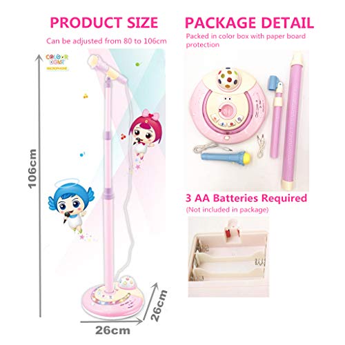 image for OceanEC Kids Karaoke Machine, Kids Karaoke Music Toy Play Set with Mic