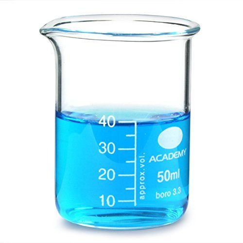 Glass Measuring Beakers 40ml Box of 12