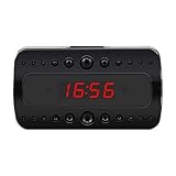 VOTECOM Wi-Fi Camera Alarm Clock Wireless Full HD 1080P Motion Detection Activated Alarm App Real-time Video Remotely Monitoring for Home Security and Surveillance Nanny Cam