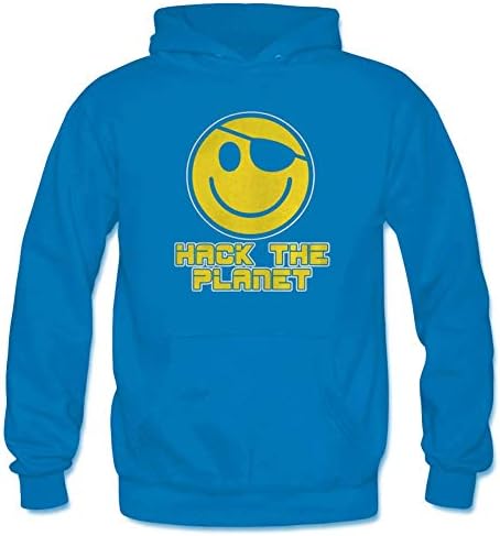 Womens Hack The Planet Fashion Fun Novelty Trend Hoodie Sport Sweatshirt