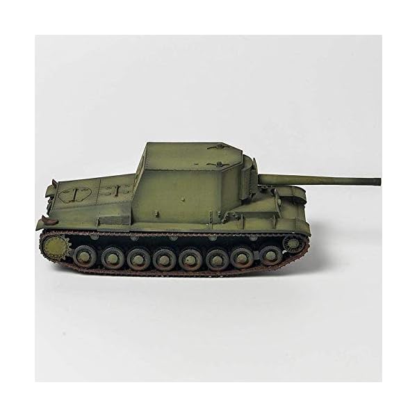 XHH Panzer-Militärpanzer-Modell, sowjetisches SU-100Y-Pistolenharzmodell im Maßstab 1:72, Kinderspielzeug und -Geschenke… – Bild 3