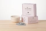 Miniware Natural Bamboo Cereal Bowl Set with Detachable Suction Foot (Natural Bamboo)