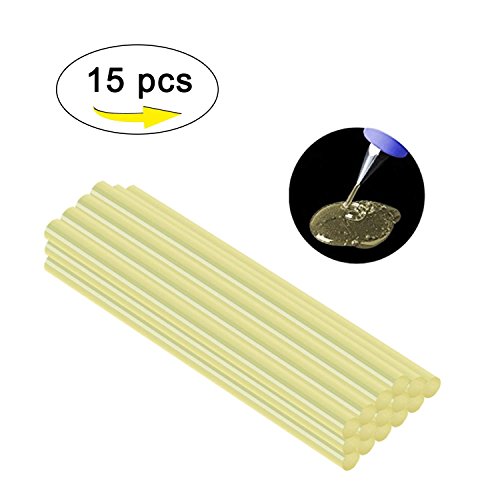 FLY5D 20Pcs Paintless Dent Repair Tool Car Repair Dent Remover Tool Set Hot Glue Sticks (Black+Yellow)