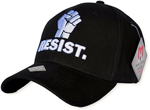 Resist Fist Hat - Custom Caps Cool Caps Movement Equality Opposition Fascist Facist Rise Up Unite Anti Trump Hat Econscious Hat Eco Structured Twill Dump Environmentalist Greenpeace Impeach 45