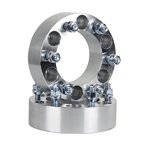 KYX 3-Inch Wheel Spacers (4 Pack) – 6x5.5 (6x139.7mm) For Toyota 4Runner, Tacoma, Tundra, Hummer H3 – 12x1.5 Thread