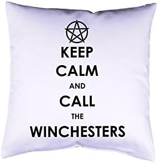 Pillow case Keep calm Supernatural 16" cushion cover with print on both sides optional with filling