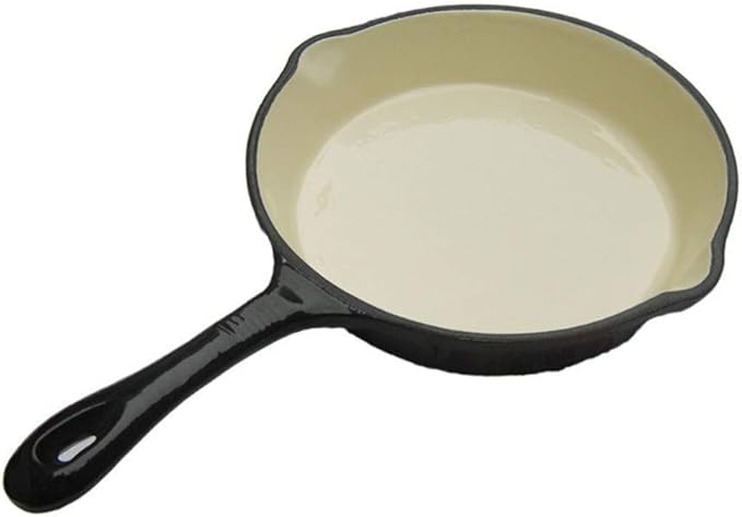 ASF15 - Sartén de hierro fundido con mango largo, sartén, sartén