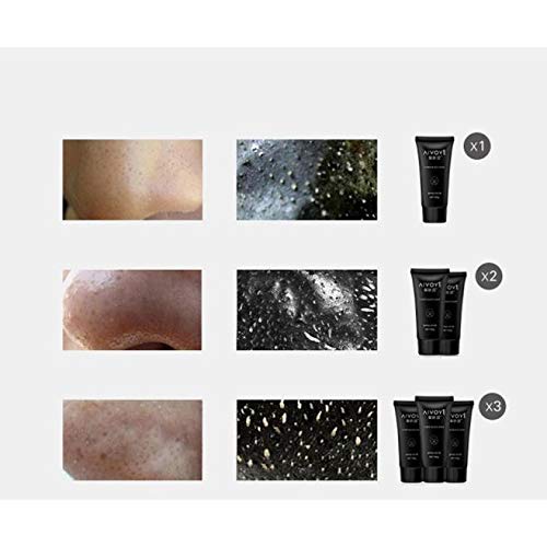 Blackhead Remover Black Face Mask Charcoal Face Mask Deep Cleansing Clay Facial Mask for Reduction in Pores Blackheads & Acne Rejuvenated to Smooth & Moisturizing Skin for Men and Women