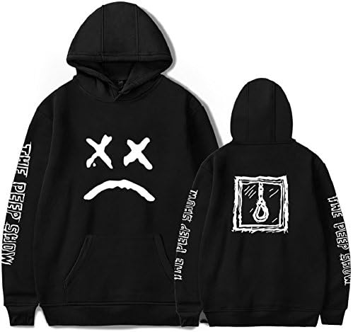MeTang Lil Peep Hoodie Unisex Fashion Print Zip Hoodie Sweatshirt Jacket Pullover