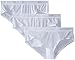 Calvin Klein Women's 3 Pack Lightweight Micro Hipster Panty, White, Medium