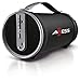 AXESS SPBT1033 Portable Bluetooth Indoor/Outdoor 2.1 Hi-Fi Cylinder Loud Speaker with Built-In 4
