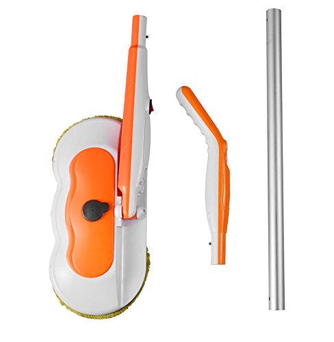 Armati 2-Speed-Mode Microfiber Auto Mop - One Key Control 360°Rotating Mop Multi-function Household Detachable Cleaning Tools - for Polishing, Mopping, Sweeping - Orange - Thumbnail 7