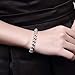 GCIYAEN SeaISee Women Jewelry 925 Sterling Silver Plated String 8MM Beads Beaded Chain Bracelets