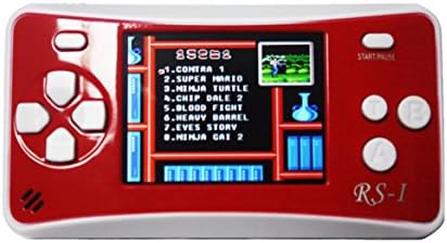 Hisonders RS-1 Portable Game Console, 2.5 Inch LCD Retro 152 Games Player (152-Red)