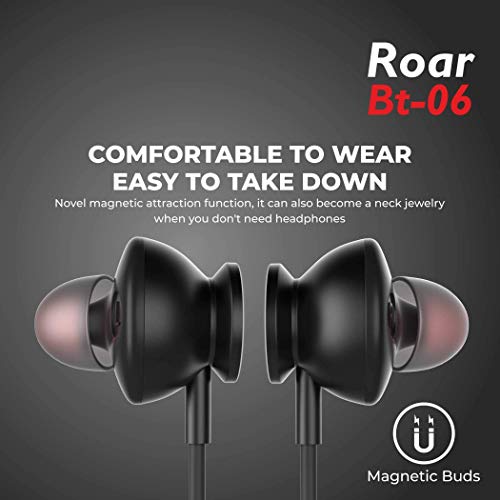 Maxobull Roar Make in India BT-06 in Ear Bluetooth 5.0 Sweatproof Ip 5.0 Long Battery Volume Control Lightweight Headpho
