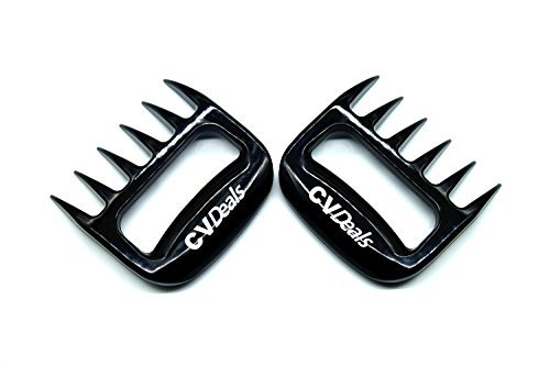 BBQ Meat Fork; Bear Claw; Meat Shredder; Bear Paws; Shreds Pulled Pork, Chicken, Beef, And Any Other Meat; Very Sturdy And Strong Plastic; Sharp Teeth! Dishwasher Safe!! QUALITY PRODUCT GUARUNTEED!!!