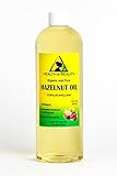 Hazelnut Oil Organic Carrier Cold Pressed 100% Pure 16 oz