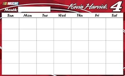 NASCAR #4 KEVIN HARVICK calendar dry erase-9.5"x 15.5"-nascar calendar NEW FOR 2015