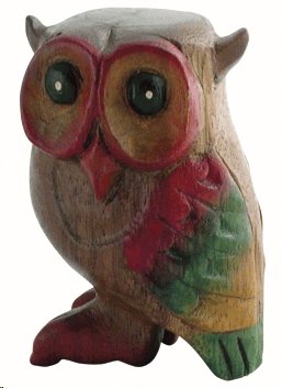 Brilliant Little HOOTING OWL Wooden Whistle Instrument
