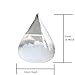 sample LL Storm Glass,Water Drop Weather Forecast Barometer Crystal Home Office Decoration Birthday Christams Gift