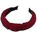 habibee Pack of 6 Wide Plain Fashion Headbands Knot Turban Headband for Women Girls (Hairbands 6pcs)