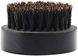 Lorjoy Wooden Boars Bristles Practical Round Shape Comb Facial Beard Hard Wood Handle Soft Brush Care Tools