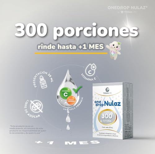 Vitamina ONEDROP NULAZ frasco con 20 mL, 1000 ALU por gota