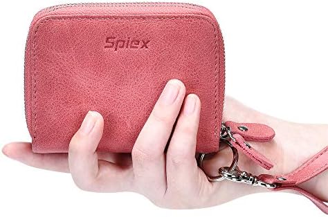 Womens RFID Blocking Wallet Accordion Credit Card Holder Genuine Leather Trifold for Mother's Day