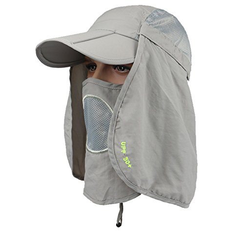Fishing hats dukars unisex outdoor sun protection fishing cap wit…