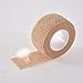 Pangda 12 Pieces Adhesive Bandage Wrap Stretch Self-Adherent Tape for Sports, Wrist, Ankle, 5 Yards Each (1 Inch, Skin Color)