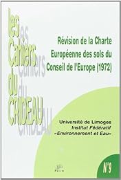 Révision de la Charte européenne des sols du Conseil de l'Europe, 1972