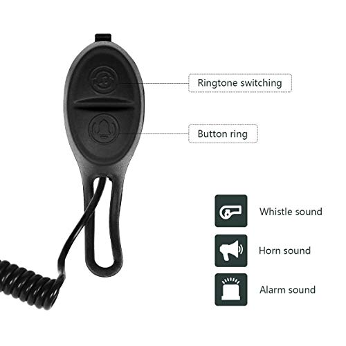 ORFORD Electric Bike Bell Mini Electric Bicycle Horn 110db, Cycling Bell USB Rechargeable and Waterproof, Loud and Light with 3 Sound Modes Ring for Mountain Bike, Road Bike, BMX, MTB - Thumbnail 2