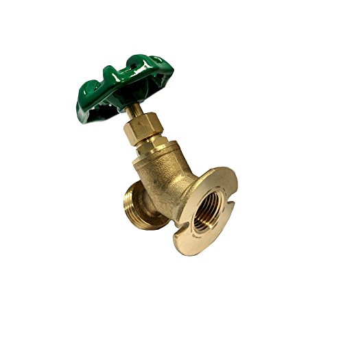 Libra Supply 1/2'', 1/2 inch, 1/2-inch No-Kink Flanged Sillcock Female Hose Bibb, FIP x GHT, (Click in for more size options), Commercial Grade Copper Fitting