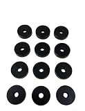 Isolate It: Sorbothane Vibration Isolation Washer 70 Duro (.13" ID - 0.5" OD - .13" Deep) - 12 Pack