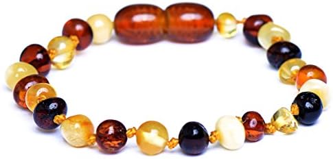 Genuine Baltic Amber Bracelet - Anklet - 100% Authentic Baltic Amber - Handmade Jewelry
