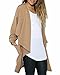 StyleDome Women Chiffon Sheer Long Sleeve Waterfall Trench Coats Cape Cardigans